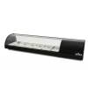 Arilex- Vitrina refrigerada de tapas 6 bandejas GN1/3 color negro ARILEX 6VTG-NE