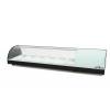 Arilex- Vitrina refrigerada de tapas 6 bandejas GN1/3 color blanco ARILEX 6VTG-BL