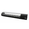 Arilex- Vitrina refrigerada de tapas 8 bandejas GN1/3 color negro ARILEX 8VTG-NE
