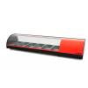 Arilex- Vitrina de tapas Refrigerada PLACA LISA 145 Cms. color rojo ARILEX 6VTL-RO