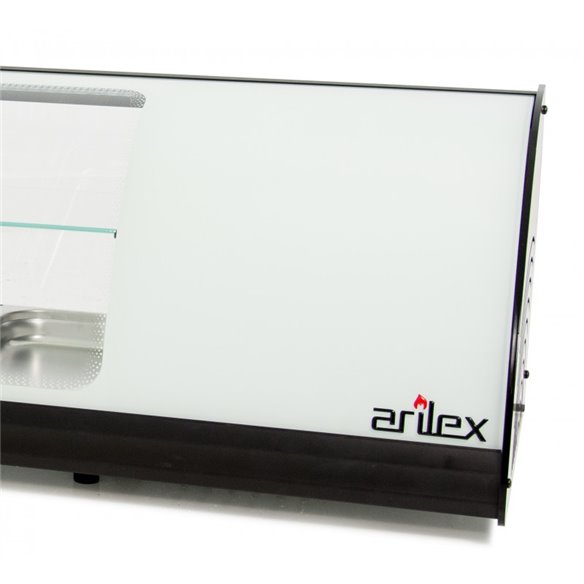 Vitrina refrigerada de tapas ARILEX 6 bandejas doble piso  GN1/3 color blanco 6VTG-BL DOBLE