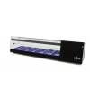 Arilex- Vitrina refrigerada de tapas 3 pisos 6 bandejas GN1/3 color negro ARILEX 6VTG-NE TRIPLE