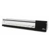 Arilex- Vitrina refrigerada de tapas 3 pisos 8 bandejas GN1/3 color negro ARILEX 8VTG-NE TRIPLE