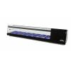 Arilex- Vitrina de tapas Refrigerada PLACA LISA 145 Cms. 3 pisos color negro ARILEX 8VTL-NE TRIPLE