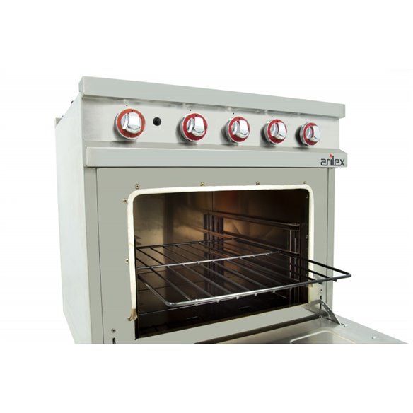 Fogão a gás com forno 4 Arilex EASY 80CG70H 33,5 Kw 800 x 750 x 900 mm