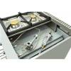 Arilex- Cocina a gas 6 fuegos con piloto de 3x7,5 +3x5,5 kW con horno GN2/1 termostático de 7,5Kw 120CG70H EASY 700