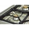 Arilex- Cocina a gas 6 fuegos con piloto de 3x7,5 +3x5,5 kW con horno GN2/1 termostático de 7,5Kw 120CG70H EASY 700
