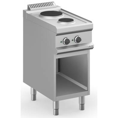 MBM- Cocina Eléctrica 2 zonas Redondas con Mueble MPR74A MAGISTRA PLUS 700