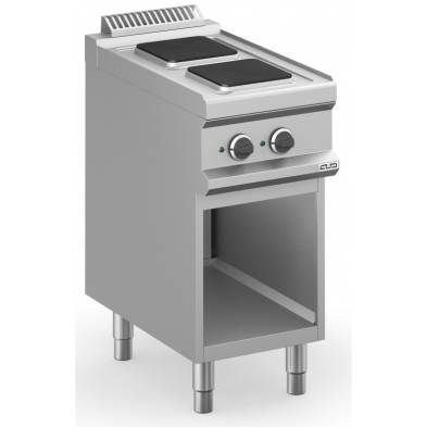 MBM- Cocina Eléctrica 2 zonas Cuadradas con Mueble MPQ74A MAGISTRA PLUS 700