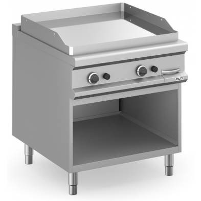 MBM- Frytop a gas 80 cm Placa Lisa Cromo Duro con Mueble MFTG98ALC MAGISTRA PLUS 900
