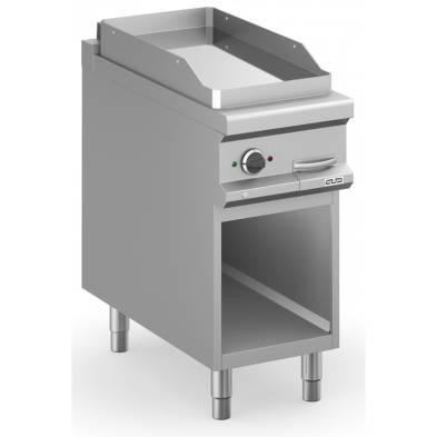MBM- Frytop Eléctrico 40 cm Placa Lisa Cromo Duro con Mueble MFTE94ALC MAGISTRA PLUS 900