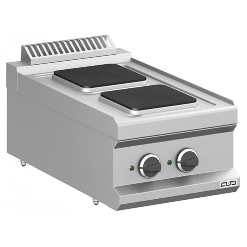 Cocina Eléctrica 2 zonas Cuadradas Sobremesa MPQ74T MAGISTRA PLUS 700