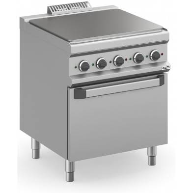MBM- Cocina de Plancha Radiante a Gas 70 cm con Horno Eléctrico MTPE77FE MAGISTRA PLUS 700