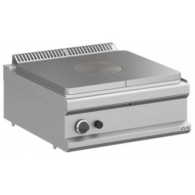 MBM- Cocina de Plancha Radiante a Gas 70 cm Sobremesa MTPG77T MAGISTRA PLUS 700