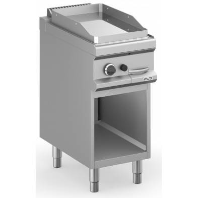 MBM- Frytop a gas 40 cm Placa Lisa Cromo Duro con Mueble MFTG74ALC MAGISTRA PLUS 700
