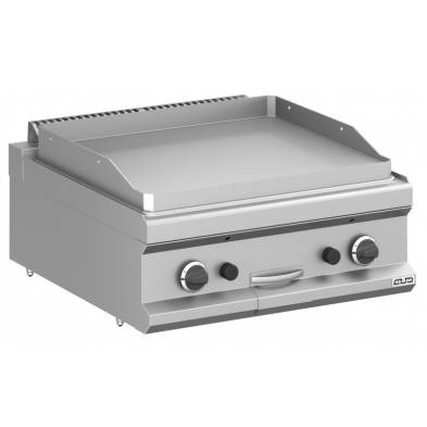 MBM- Frytop a gas 70 cm Placa Lisa Acero Rectificado Sobremesa MFTG77TL MAGISTRA PLUS 700