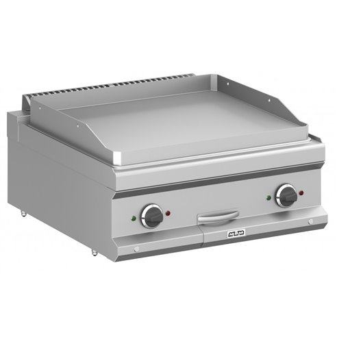 MBM- Frytop Eléctrico 70 cm Placa Lisa Acero Rectificado Sobremesa MFTE77TL MAGISTRA PLUS 700