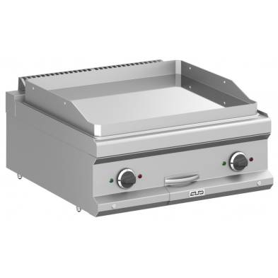 MBM- Frytop Eléctrico 70 cm Placa Lisa Cromo Duro Sobremesa MFTE77TLC MAGISTRA PLUS 700