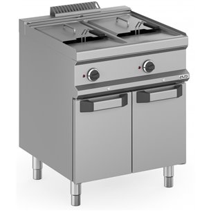 Freidora Eléctrica 2 cubas 13+13 Litros 18 kW MFRE77A MAGISTRA PLUS 700