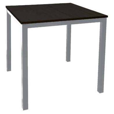 Hobeto- Mesa de bar cuadrada 70 x 70 cm Troya Negra