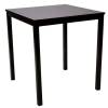 Hobeto- Mesa de bar cuadrada 70 x 70 cm Troya Wengué