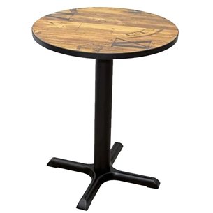Hobeto- Mesa de bar SENA Vintage Redonda 60Ø · Tablero T2