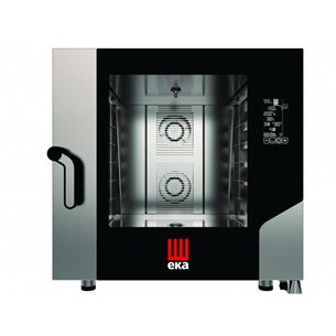 TecnoEka- Horno Mixto PAstelería y Panadería EKA Millenial Black Mask 6 BAndejas 60 x 40