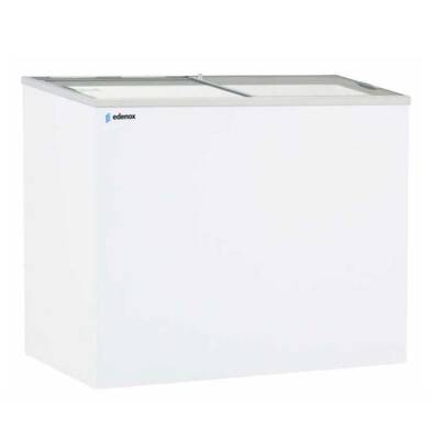 Edenox- Congelador Horizontal 2 Puertas Correderas de Cristal 296 Litros 1009x629x892 Mm NLFG-295 Edenox