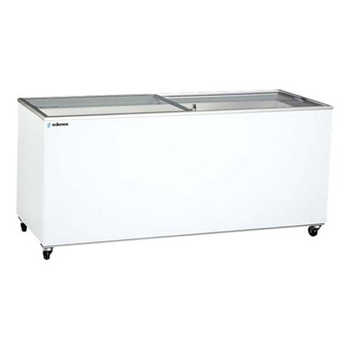 Congelador Horizontal 2 Puertas Correderas de Cristal 670 Litros 2055x629x892 Mm NLFG-670 Edenox