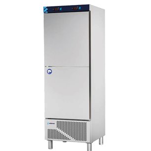 Edenox- Armario Refrigerado con Compartimento para Pescado Serie 700 2 Puertas Opacas 1 Estante 600 Litros 693x726x2067 Mm AP...