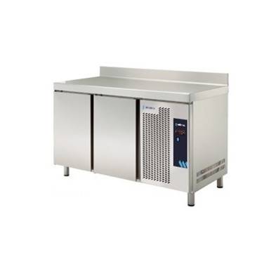 Mesa de Congelación Serie GN 1/1 2 Puertas Opacas 2 Estantes 290 Litros MNG-135 HC Edenox