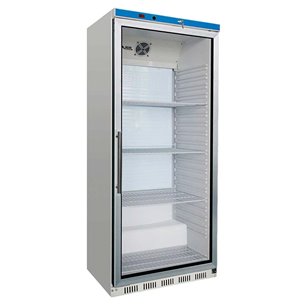 Armario Refrigerado 1 Puerta de Cristal 4 Estantes 460 Litros 626x600x845 Mm APS-451-C Edenox