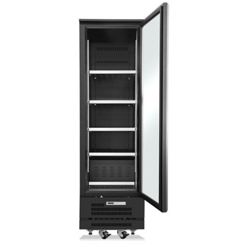 Armario Refrigerado Expositor 1 Puerta de Cristal 4 Estantes 450 Litros 600x760x2000 Mm VESUR-401-C Edenox