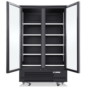 Armario Refrigerado Expositor 2 Puertas de Cristal 8 Estantes 1020 Litros 1200x760x2000 Mm VESUR-902-C Edenox