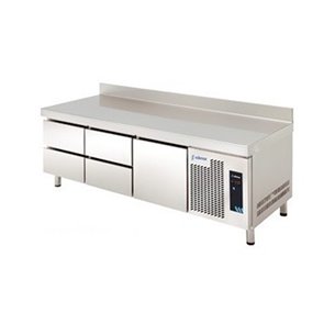 Mesa Refrigerada Gastronorm Serie GN 1/1 Con Cajones 135 Litros MPGB-180 HC 5C Edenox