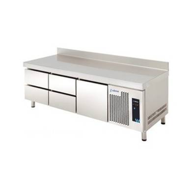 Edenox- Mesa Refrigerada Gastronorm Serie GN 1/1 Con Cajones 135 Litros MPGB-180 HC 5C Edenox