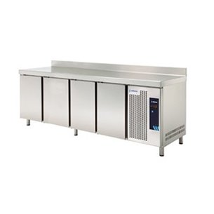 Edenox- Mesa Refrigerada Gastronorm con Fregadero Serie GN 1/1 4 Estantes 4 Puertas Opacas 615 Litros MPGF-225 HC Edenox