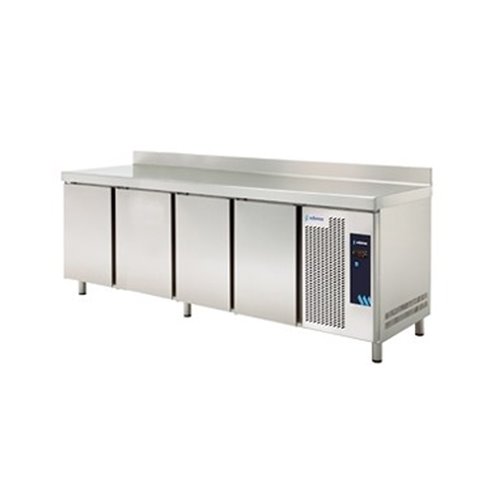 Mesa Refrigerada Gastronorm Serie 600×400 4 Puertas Opacas 4 Estantes 590 Litros MPP-250 HC Edenox