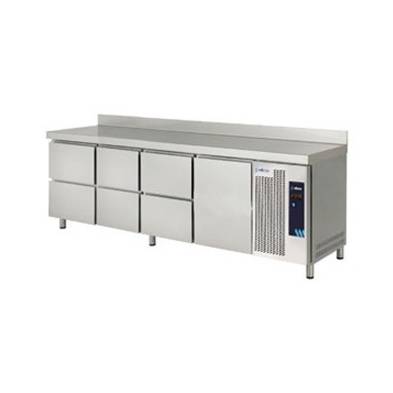 Edenox- Mesa Refrigerada Serie 600 con 6 Cajones 1 Puerta Opaca 530 litros MPS-250 HC HHHD Edenox