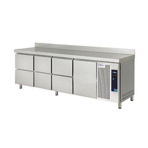 Mesa Refrigerada Gastronorm Serie GN 1/1 Con Cajones 230 Litros MPGB-225 HC 7C Edenox