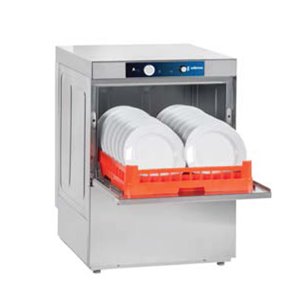 Edenox- Lavavajillas Industrial con Bomba de Desagüe con Cesta de 500x500mm y altura Útil de 320 mm AFG-720-B Edenox
