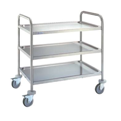 Edenox- Carro De Servicio Estándar Reforzado de Acero Inoxidable CE-852 Edenox