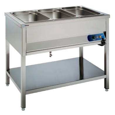 Edenox- Baño María Modular Eléctrico 3 Cubetas GN1/1 BMSR-311 Edenox