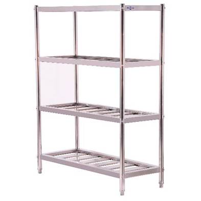 Irimar- Estantería 4 Estantes de Tubo Ancho 1200 acero Inoxidable Aisi 304