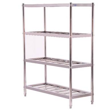 Irimar- Estantería 4 Estantes de Tubo Ancho 1500 acero Inoxidable Aisi 304