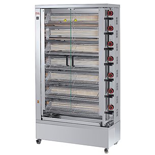 Feca- Asador de Pollos para Pollo Abierto de 7 Parrillas 735 Eko Feca