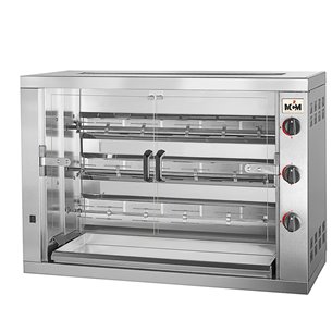MCM- Asador de Pollos Vertical Eléctrico 3 Espadas 18 Pollos 1098x480x820h mm 3EE/3EEN MCM