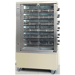 Asador de Pollos Vertical Eléctrico 6 Espadas 36 Pollos 1098x480x1360h mm 6EE/6EEN MCM