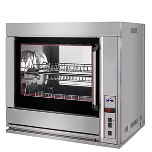 MCM- Asador de Pollo de Balancera Eléctrica 4 Espadas 20 Pollos 940x690x920h mm BA4B MCM