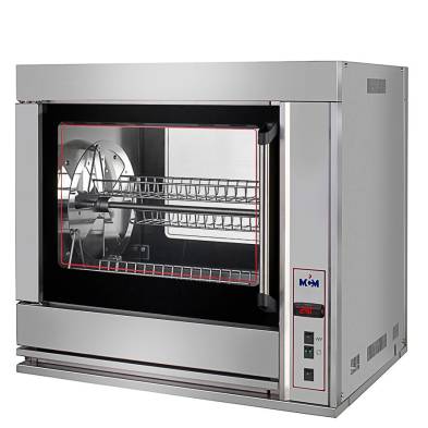 MCM- Asador de Pollo de Balancera Eléctrica 7 Espadas 42 Pollos 1100x800x1060h mm BA7B MCM